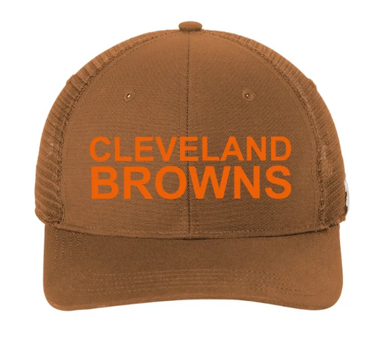 Cleveland Browns Embroidered Carhartt Canvas Baseball Cap