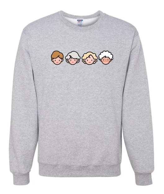 Golden Girls Embroidered Crewneck Sweatshirt