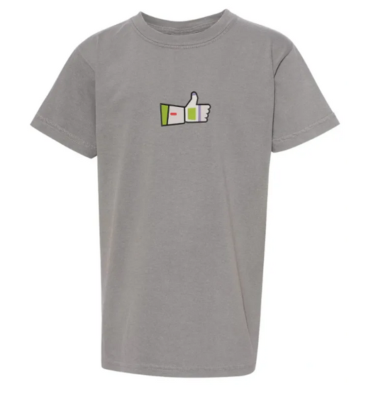 Buzz Thumbs Up Embroidered Comfort Colors Youth & Adult T-Shirt