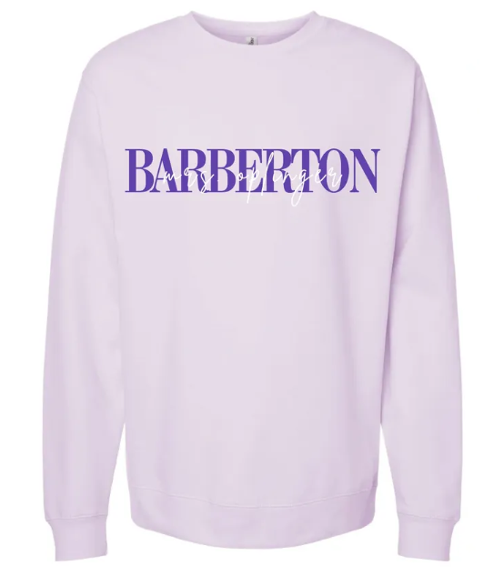 Barberton "Mrs. Custom" Teacher Embroidered Crewneck Sweatshirt