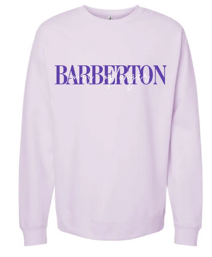 Barberton "Mrs. Custom" Teacher Embroidered Crewneck Sweatshirt