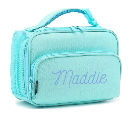 Custom Name Back to School Lunch Box for Little Girls