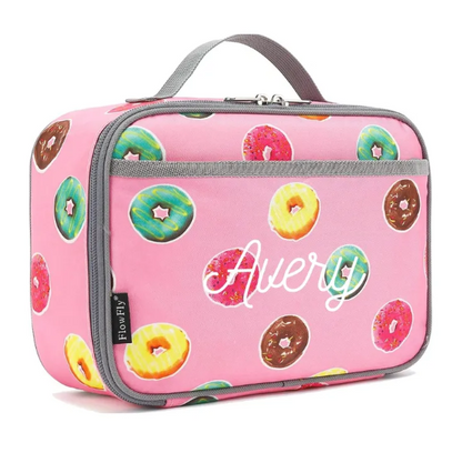 Custom Name Back to School Lunch Box for Little Girls