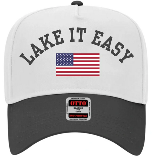 Lake It Easy OTTO CAP 5 Panel Mid Profile Baseball Cap