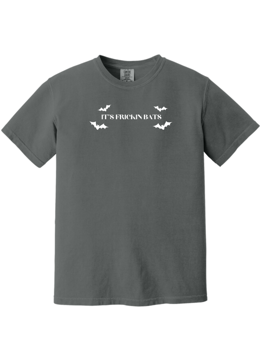 Comfort Colors Embroidered 'It's Frickin Bats' T-Shirt