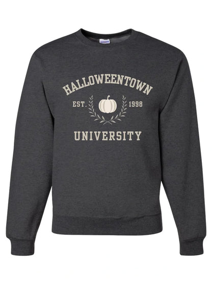 Halloweentown University Embroidered Fall Crewneck Sweatshirt