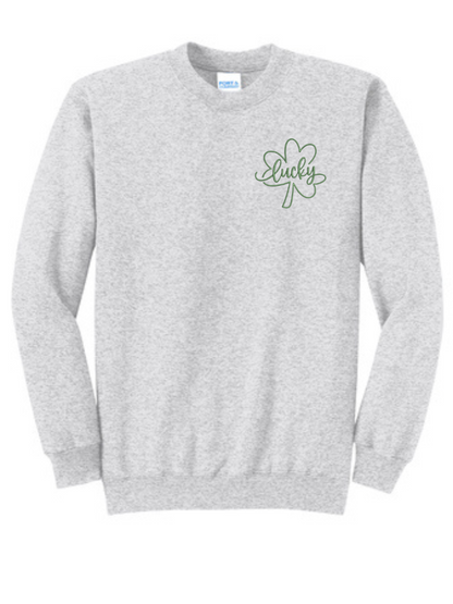 Lucky Embroidered Crewneck Sweatshirt