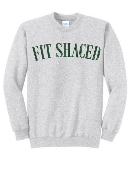 Fit Shaced Embroidered Crewneck Sweatshirt