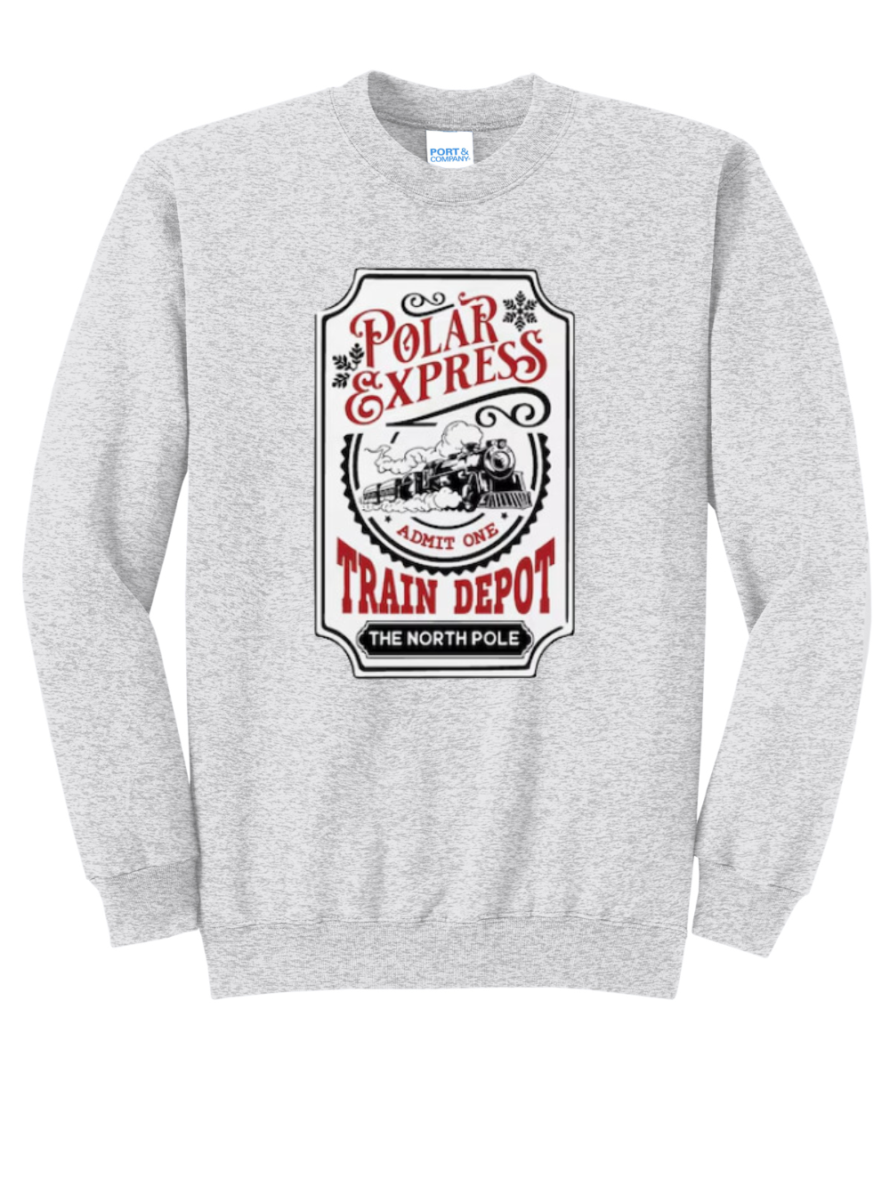 Polar Express Graphic Crewneck Sweatshirt