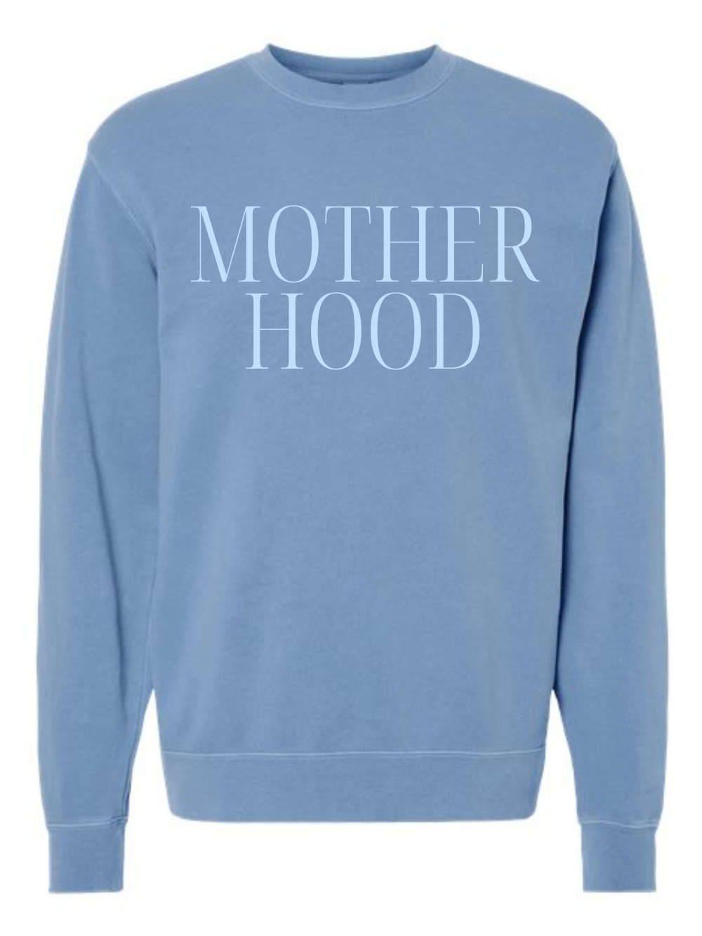 Motherhood Graphic Pigment-Dyed Crewneck Sweatshirt