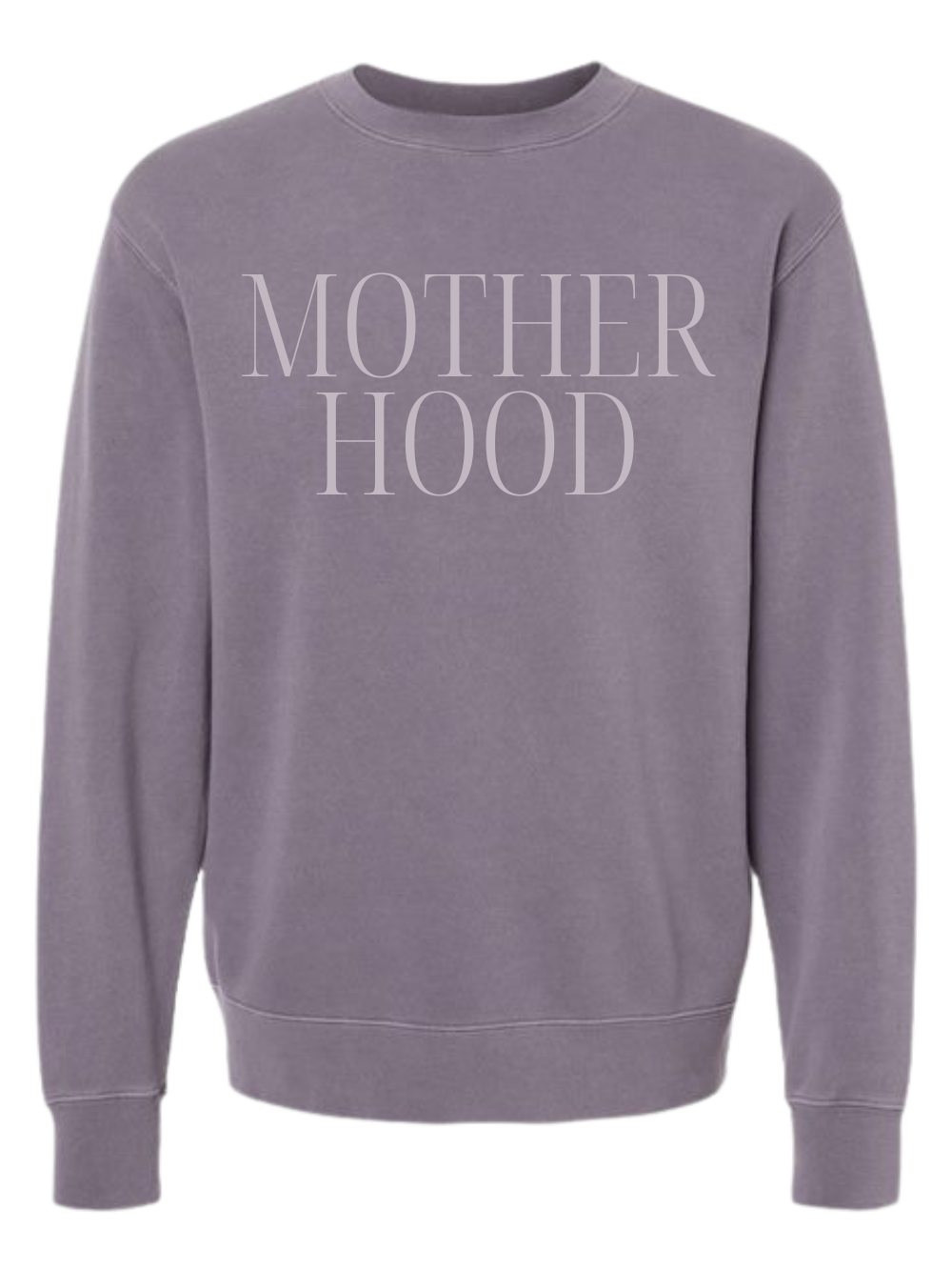 Motherhood Graphic Pigment-Dyed Crewneck Sweatshirt