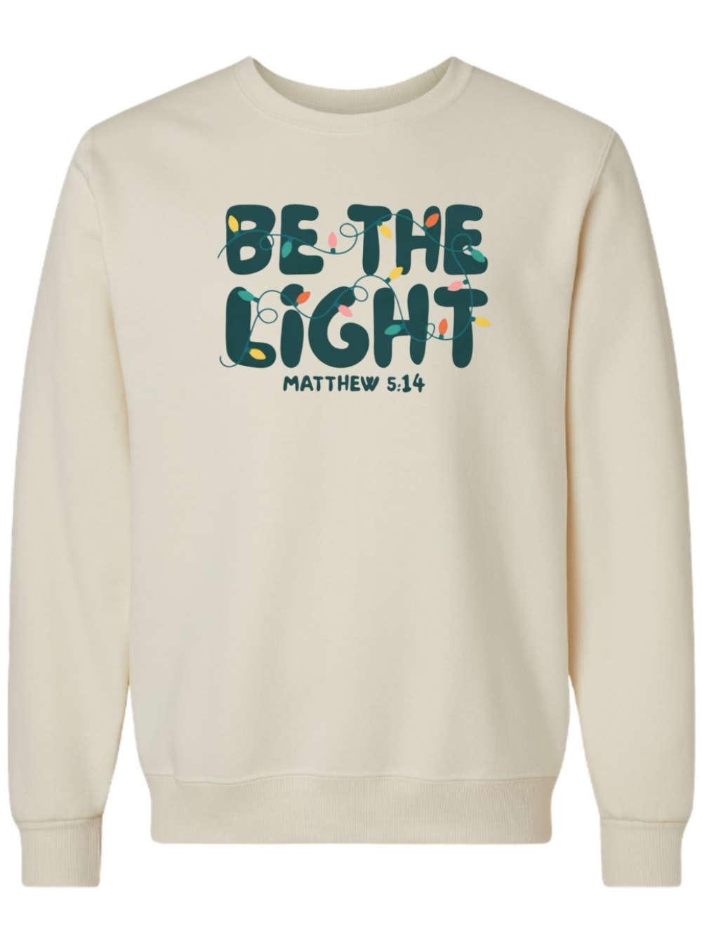 Matthew 5:14 Graphic Washed Crewneck Sweatshirt