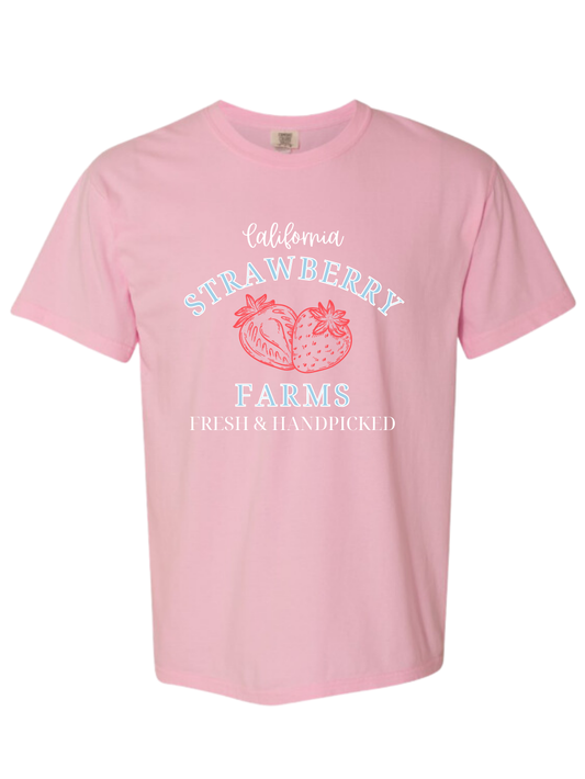 Strawberry Farms Comfort Colors Graphic T-Shirt